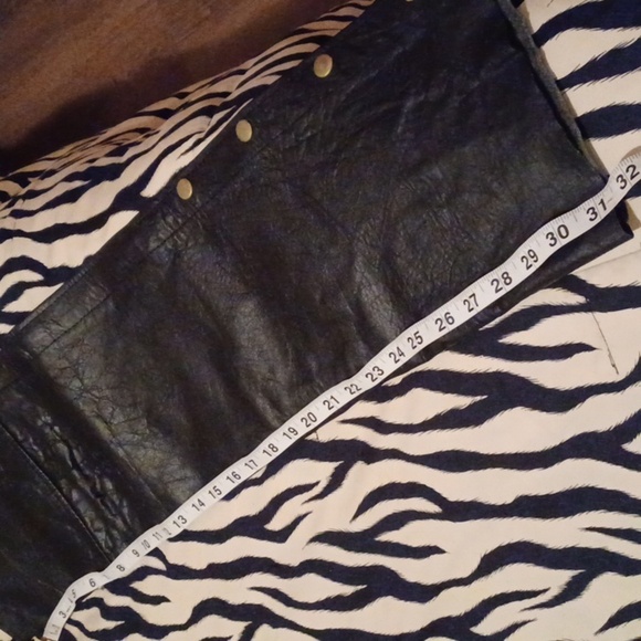 🏍leather Silver Bike chaps🎉 - Picture 10 of 13